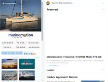 Tablet Screenshot of marinemotion.com